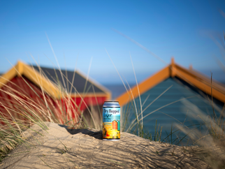 Rebranding Dry Hopped Lager. A day on the beach.