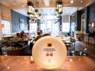 2 AA Rosette award at The Swan.